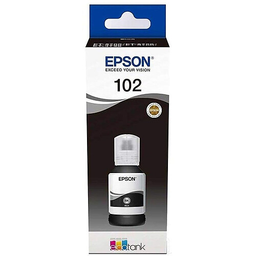 Epson 102 Noire - Bouteille d'encre EcoTank