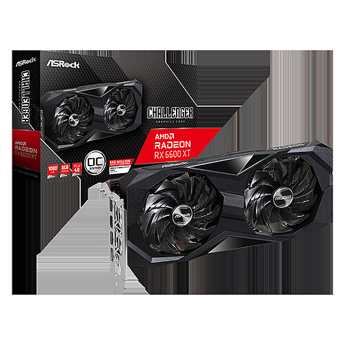 ASRock Radeon RX 6600 XT Challenger D 8 Go OC