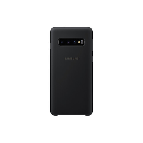 Samsung Coque Silicone Galaxy S10 - Noir