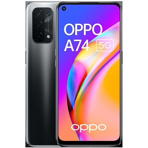 OPPO A74 - 5G - 6/128 Go - Noir · Reconditionné