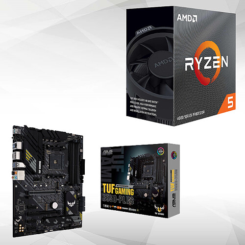 AMD RYZEN 5 4600G + TUF GAMING B550-PLUS