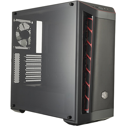 Cooler Master Ltd MasterBox MB511 Noir/Rouge - Avec fenêtre