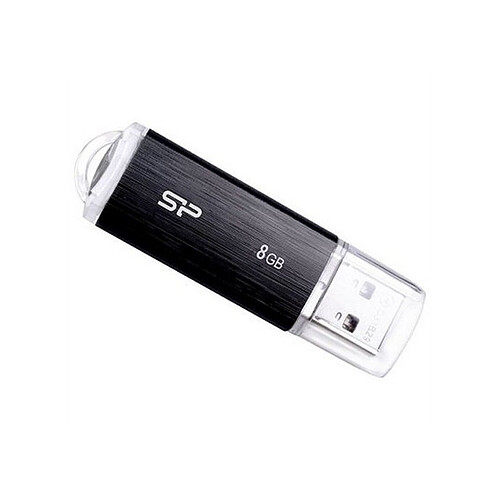 Silicon-Power Pendrive Silicon Power SP008GBUF2U02V1K 8 GB USB 2.0 Noir