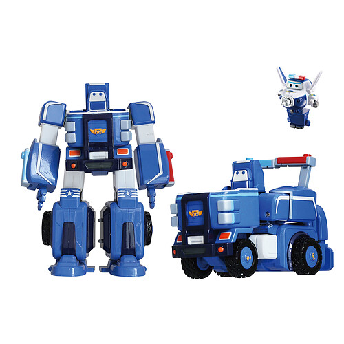 Rue du Commerce Super Wings - Véhicule Transformable en robot ''Paul's Cruiser'' 18 cm - PAUL - YW720315