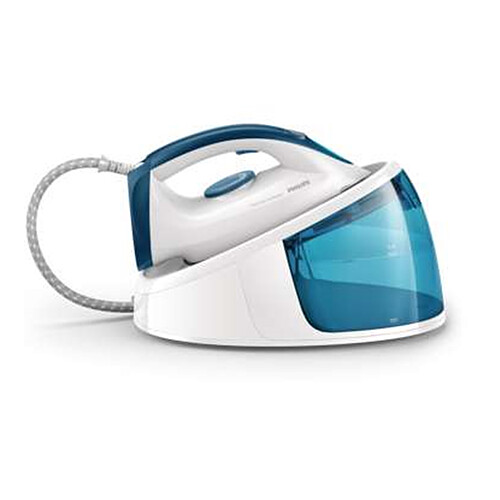 Philips Centrale vapeur Fast Care Compact - GC6707/20 - Blanc/Bleu