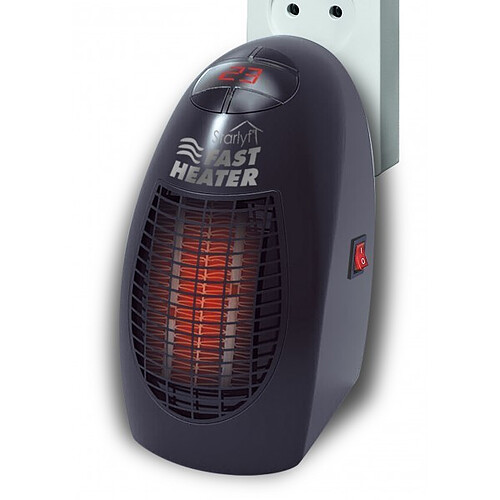 Venteo Chauffage rapide Fast Heater - CHAUF01 - Noir