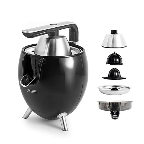 Kitchencook Presse Agrume Electrique  - Bras articulé en Aluminium puissant-black