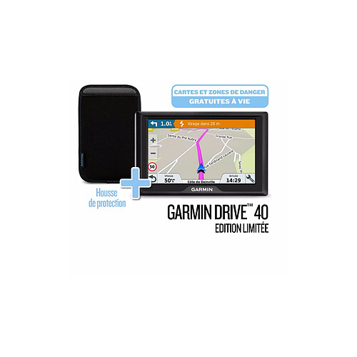 Garmin GPS Europe Drive 40 SE LM Edition Limité - 010-01956-2J - Noir