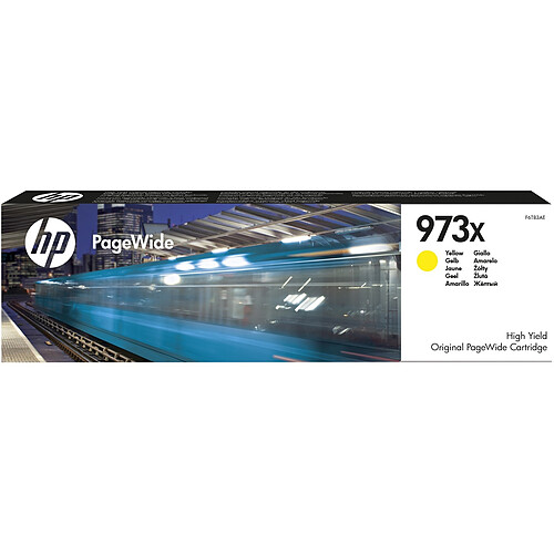 HP 973X cartouche PageWide jaune grande capacité authentique