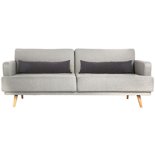 3S. x Home Canape Banquette JACK 3Pl Gris