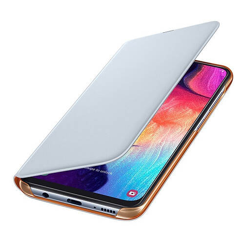 Samsung Etui à rabat pour Galaxy A50 - EF-WA505PWEGWW - Blanc