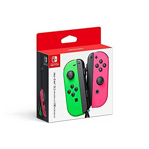 Nintendo Paire de Joy-Con vert néon & rose néon