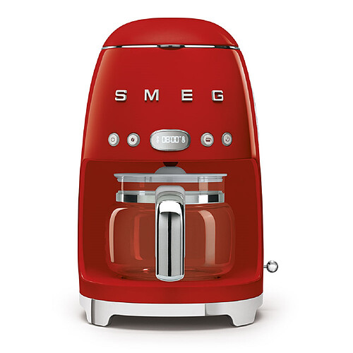 Smeg Cafetière filtre programmable 10 tasses Années 50 - Rouge - DCF02RDEU