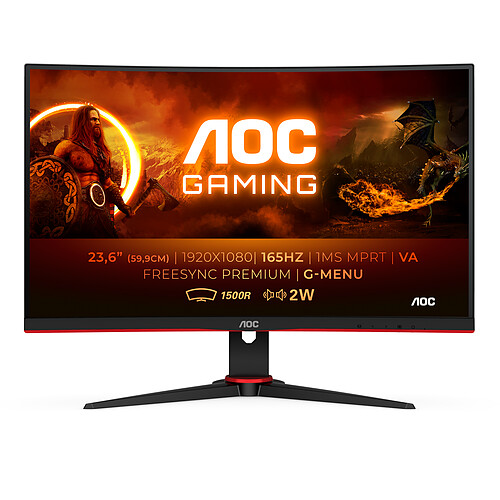 AOC 24" WLED C24G2AE/BK