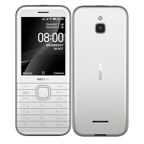 Nokia 8000 - 4G - Blanc