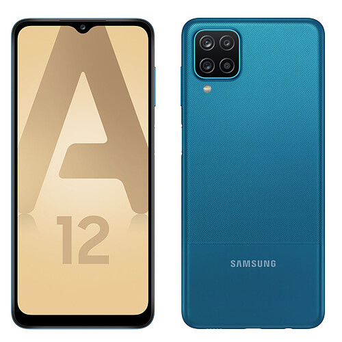 Samsung Galaxy A12 - 64 Go - Bleu · Reconditionné