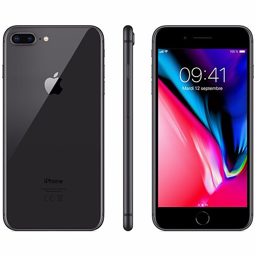 Apple iPhone 8 Plus - 256 Go - MQ8P2ZD/A - Gris Sidéral