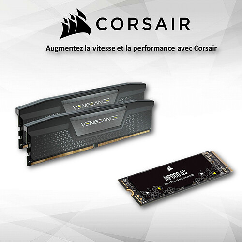 VENGEANCE - 2x16Go  - DDR5 5600 Mhz - CAS 36 - Noir + CORSAIR SSD MP600 GS 1TO M.2 NVME PCIE GEN4