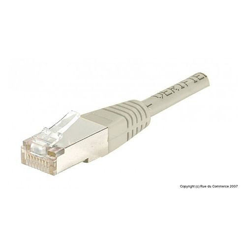 Rue du Commerce Cable RJ45 mâle / RJ45 mâle, cat.5e, blindé, 30m00