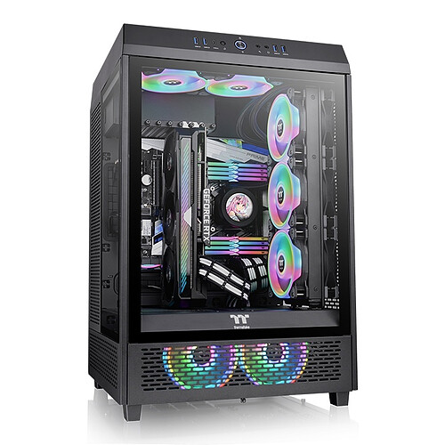 Thermaltake The Tower 500 - ATX - Non RGB - Noir - Avec fenêtre