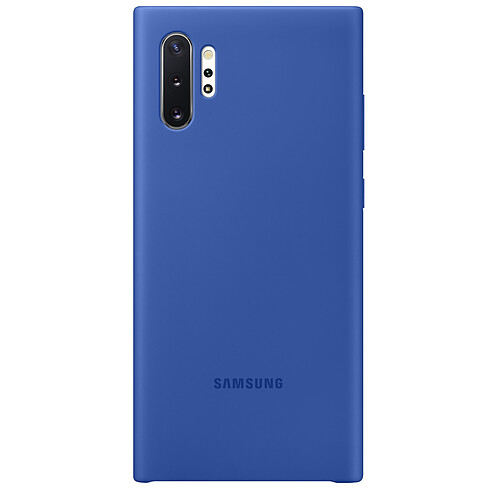 Samsung Coque Silicone Galaxy Note10 Plus - Bleu