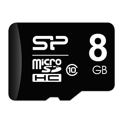 Silicon-Power Micro SD - 8 Go