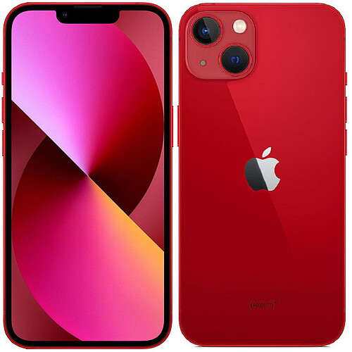 Apple iPhone 13 - 128 Go - Rouge - sans écouteurs · Reconditionné