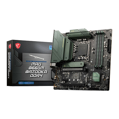 MSI Carte Mère MAG B660M BAZOOKA DDR4