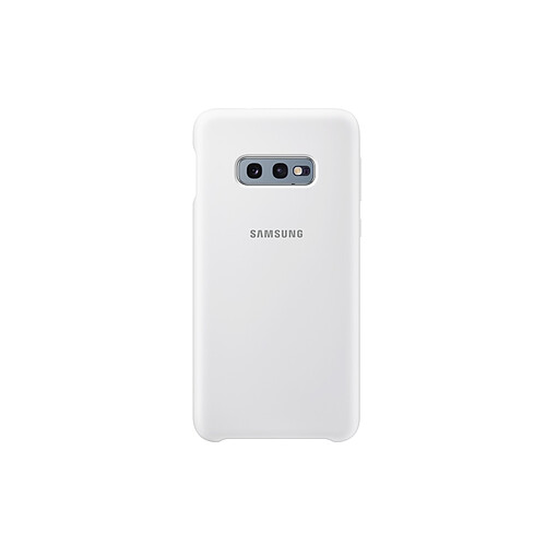 Samsung Coque Silicone Galaxy S10e - Blanc