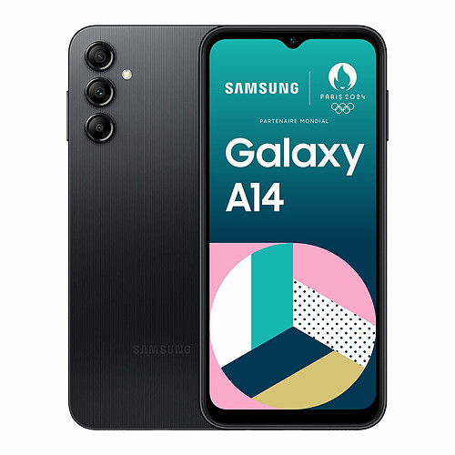 Samsung Galaxy A14 - 4G - 4/64 Go -  Graphite