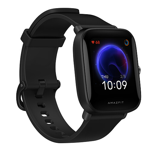 Montre Connectée Mixte Amazfit Bip U Pro A2008N - Bracelet Silicone Noir