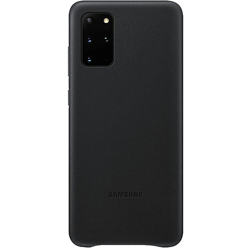 Samsung Coque en cuir pour Galaxy S20+ Noir