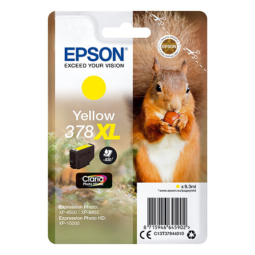 EPSON Ecureuil Jaune 378XL