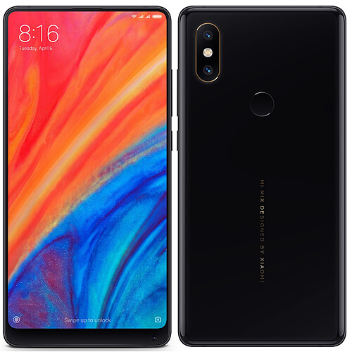 Xiaomi Mi MIX 2S - 64Go - Noir - Version FranÃƒÂ§aise