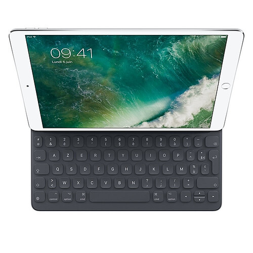 Apple Smart Keyboard Folio pour iPad 10,2'' 7e génération - iPad Air 10,5'' 3e génération - iPad Pro 10,5'' 2ème génération - AZERTY - MPTL2F/A - Anthracite