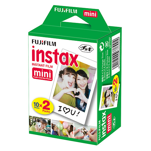 FUJIFILM Films INSTAX MINI Bipack de 2x 10 vues