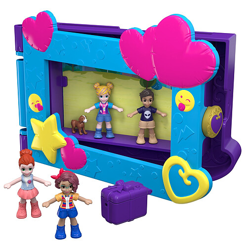 Polly Pocket Mini-Figurine -  Polly et ses Amis Prennent la Pose - FRY96