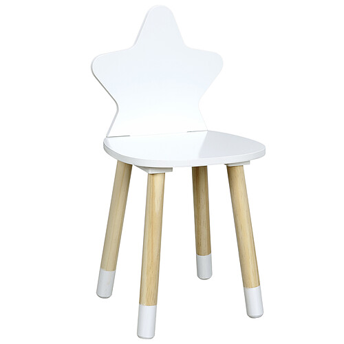 3S. x Home Chaise Etoile Blanc