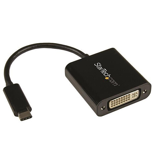 StarTech.com Adaptateur video USB Type-C vers DVI - M/F - Noir