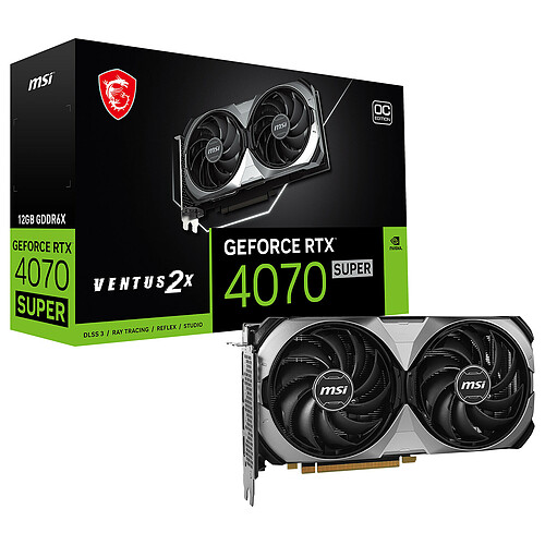 MSI GeForce RTX 4070 SUPER 12G VENTUS 2X OC