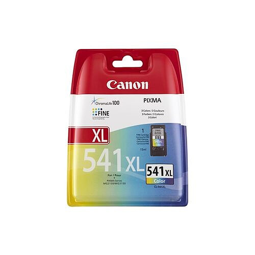 Canon Multipack de cartouches d'encre Cyan, Jaune, Magenta - CL-541XL