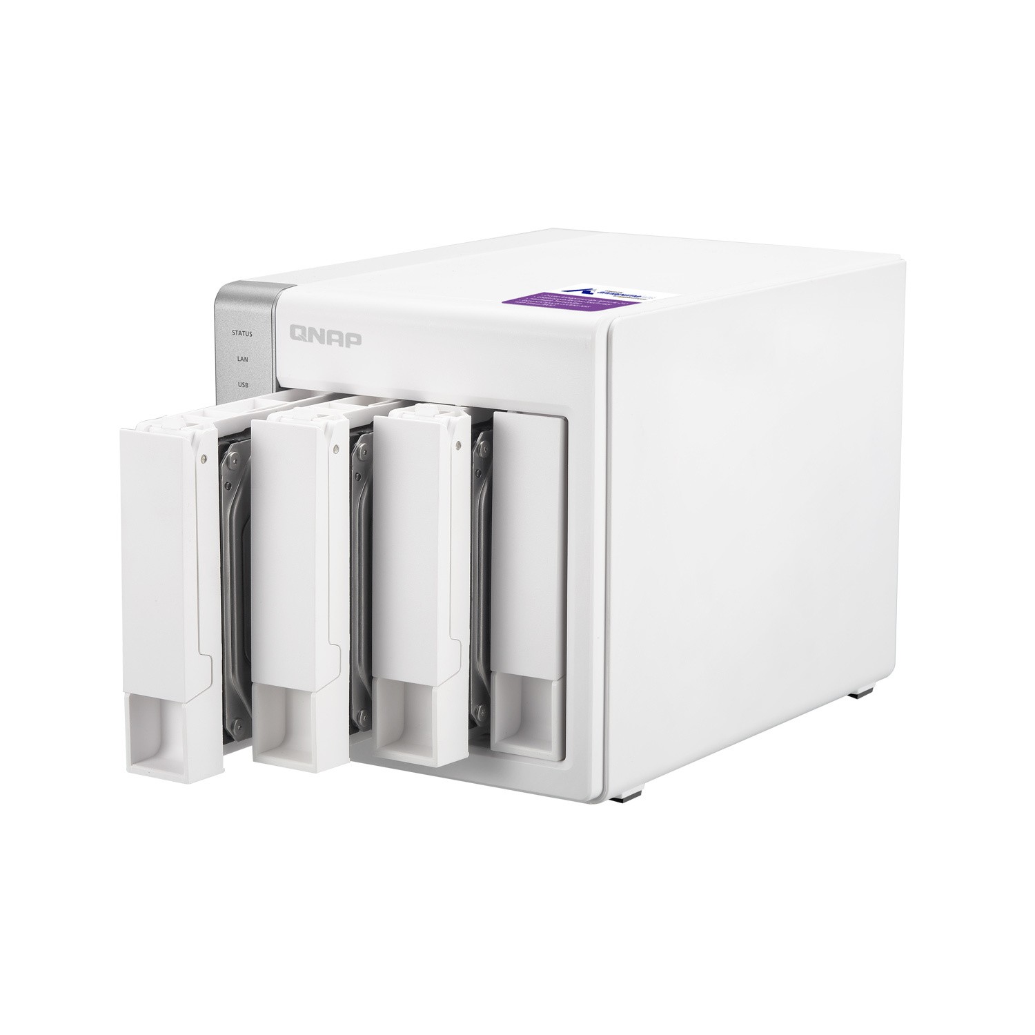 QNAP TS-431P - 4 baies - NAS - Rue du Commerce - inactif