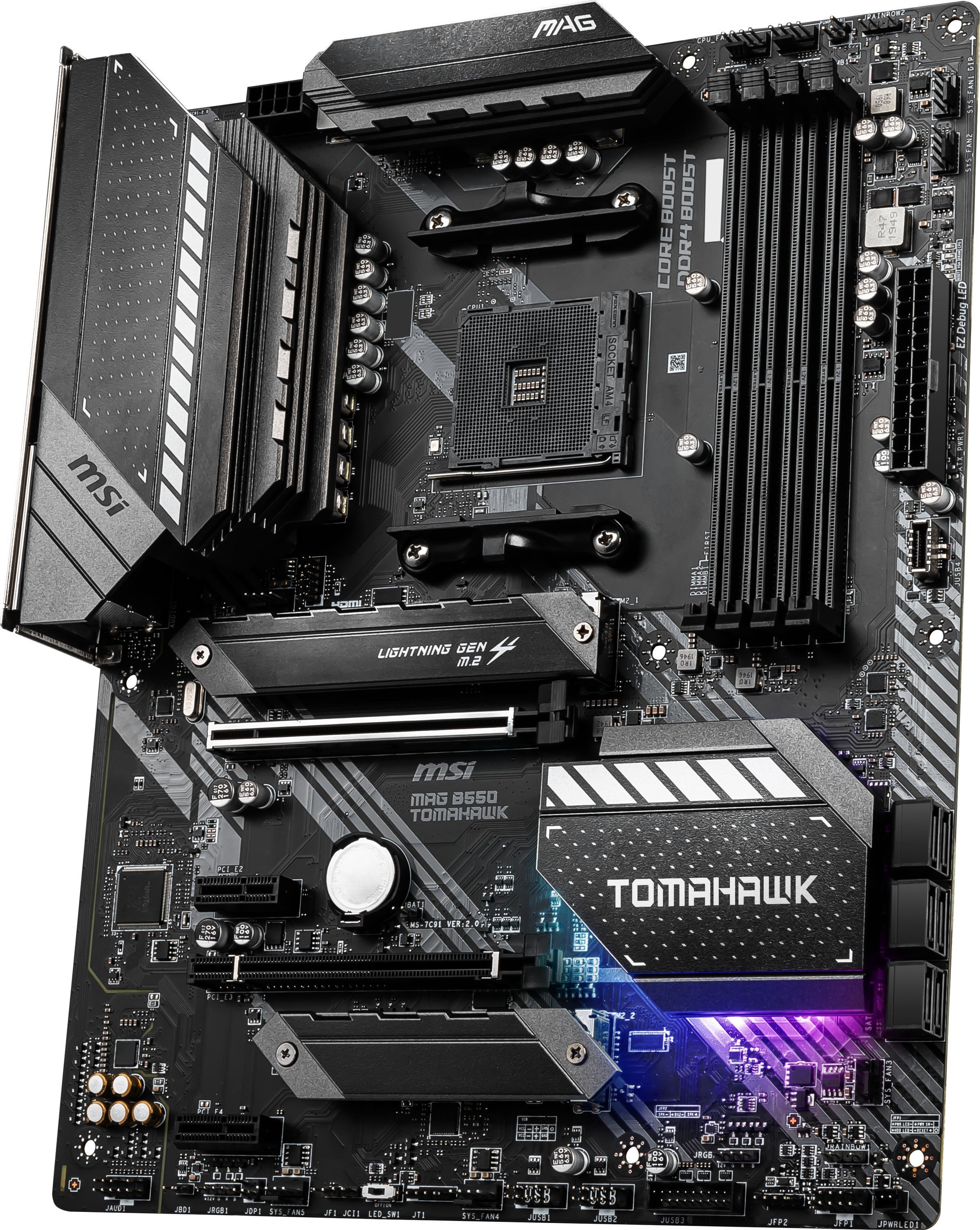 MSI MAG B550 TOMAHAWK - ATX - Carte mère - Rue du Commerce