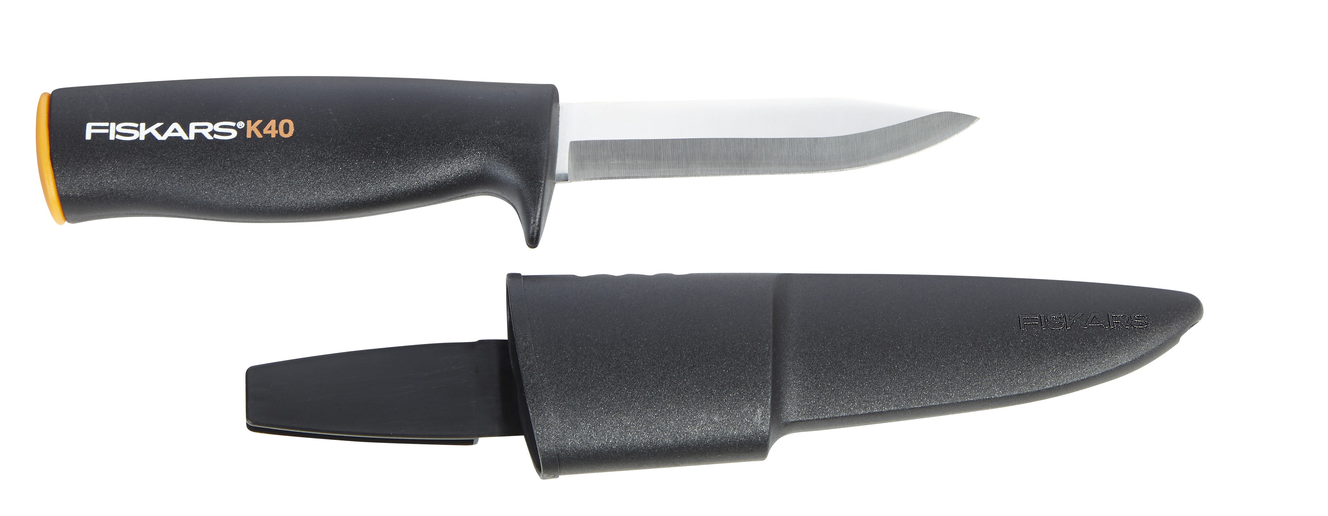 Couteau à Écussonner Fiskars K60 - Lame Acier Inoxydable, Longueur 17 Cm - Pour Greffes Et Taille