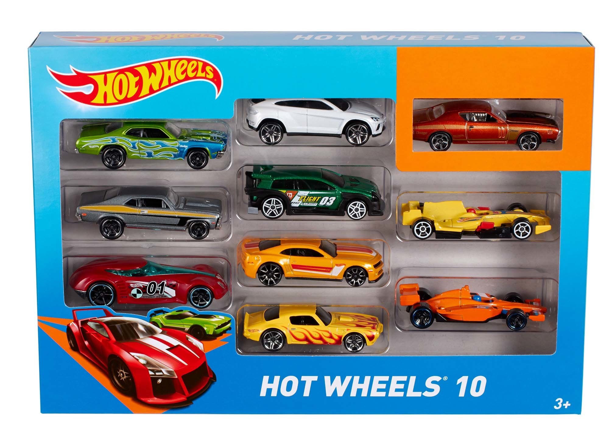 Hot Wheels Coffret 8 Voitures 1/64 – Inclut 1 Modèle Exclusif, Détails Authentiques, Assortiment Renouvelé Toute L'Année, HPV78 Styles Aléatoires Selon Assortiment Hot Wheels Coffret 8 Voitures 1/64 – Inclut 1 Modèle Exclusif, Détails Authentiques, Assortiment Renouvelé Toute L'Année, HPV78 Styles Aléatoires Selon Assortiment