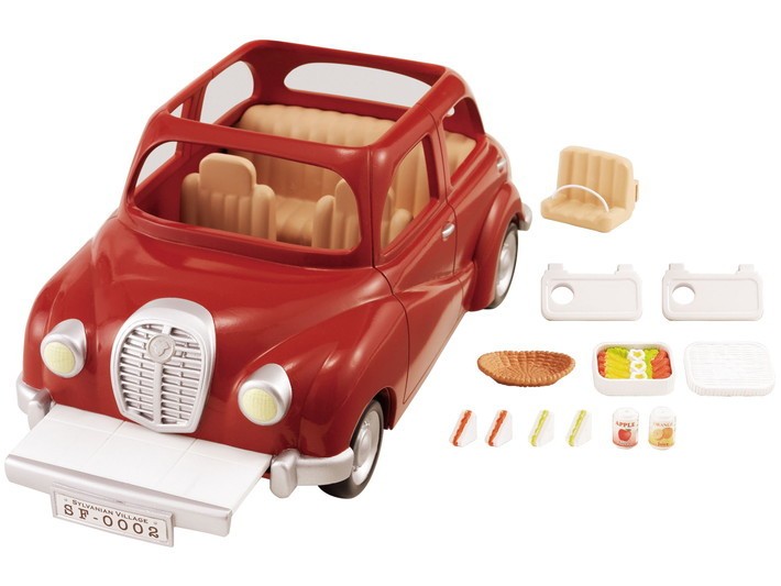 Sylvanian Families - Voiture Berline Rouge - Red Saloon Car (Véhicule Sylvanian Families - Voiture Berline Rouge - Red Saloon Car (Véhicule