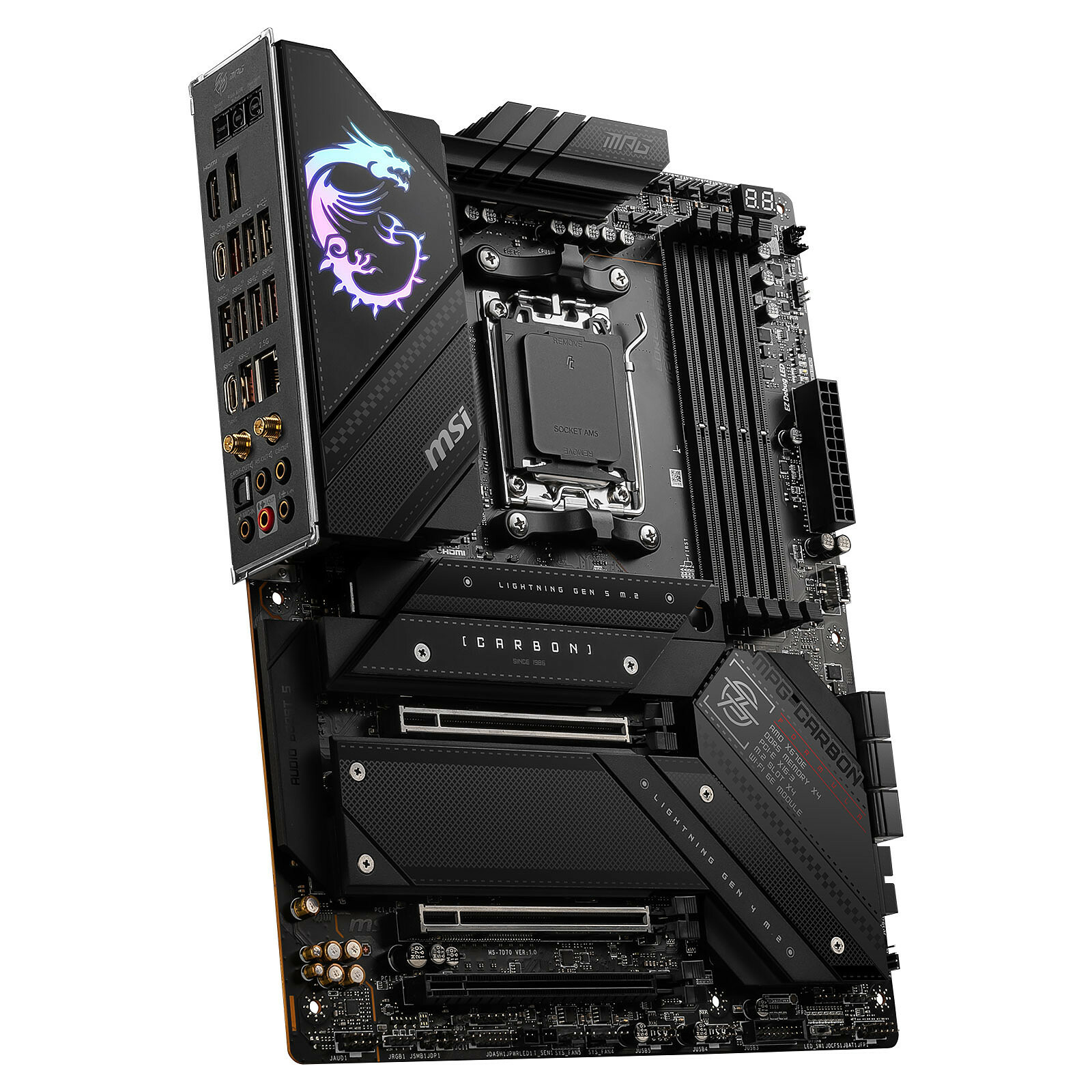 MSI MPG X670E CARBON WIFI - Carte mère - Rue du Commerce