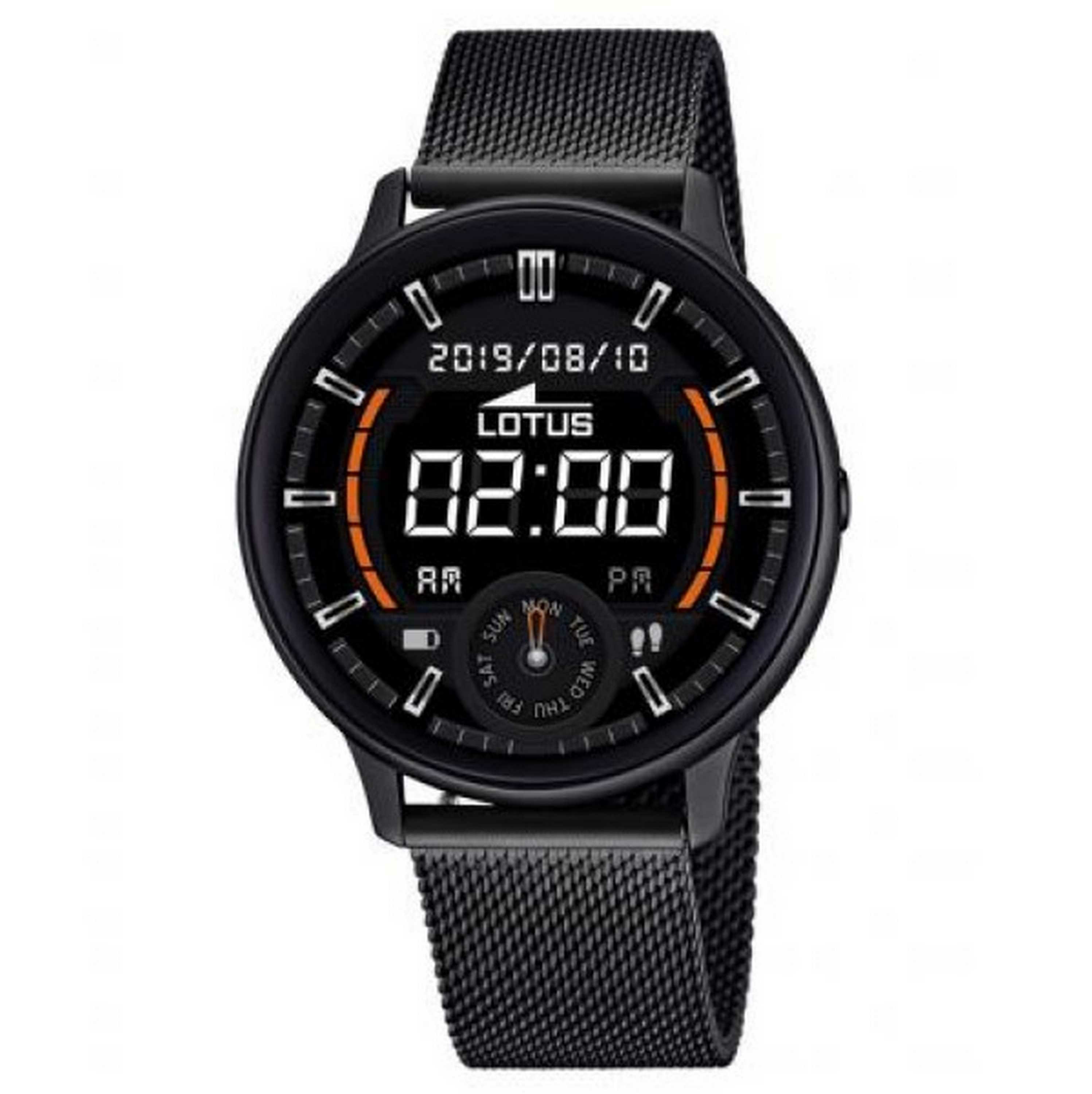 Montre connecté Homme Lotus Montres L500161 Bracelet Acier Noir — free download