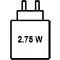 2.75 W