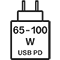 65 - 100 W